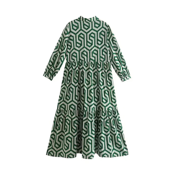 Alaria™ - Geometric Print Dress
