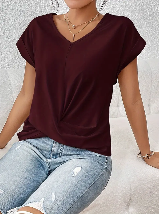 Bella | The Stylish V-Neck Top