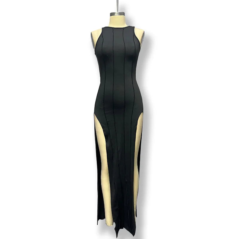 Adrianna™ - Bold Side-Slit Dress