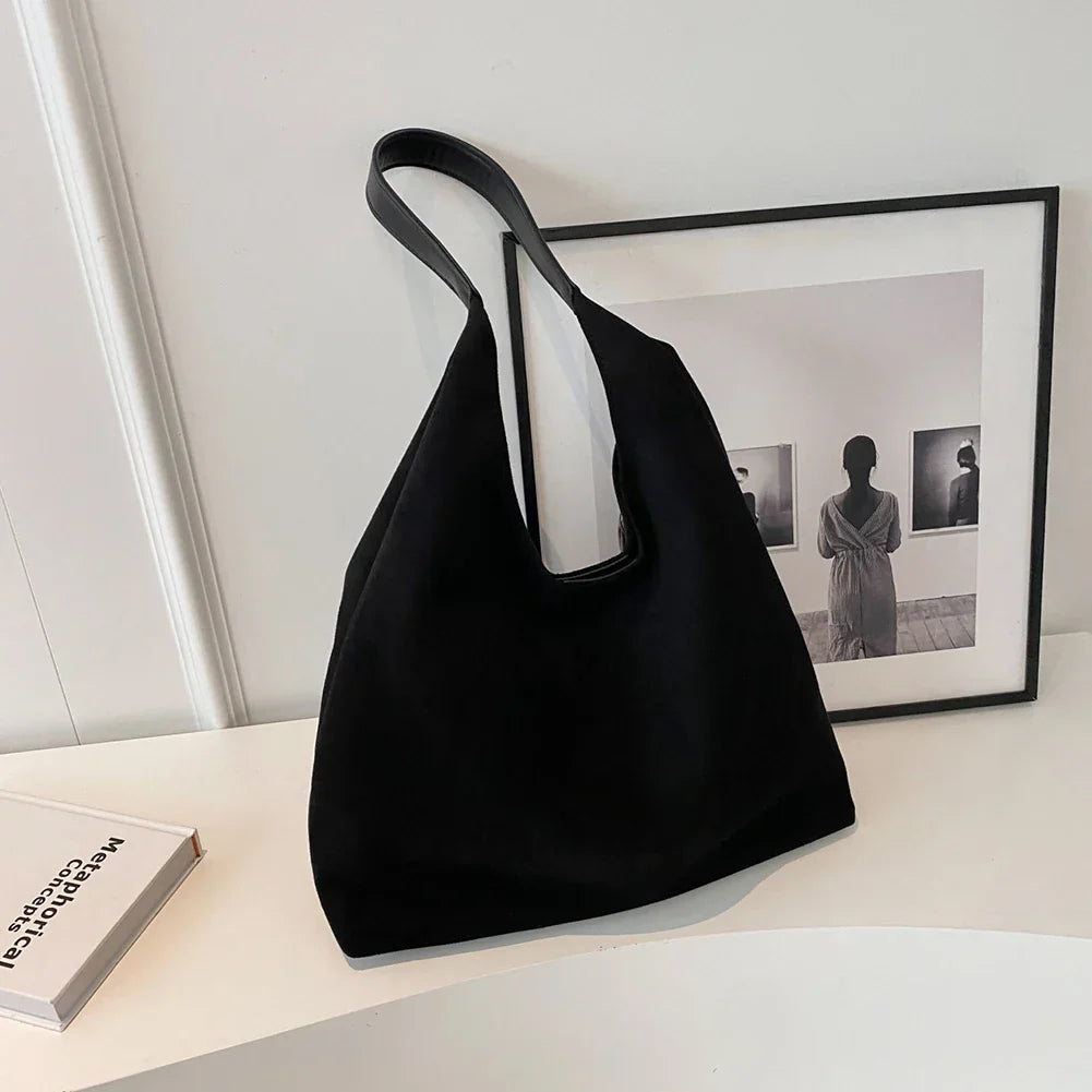 freja™ – soft shoulder bag in suede style
