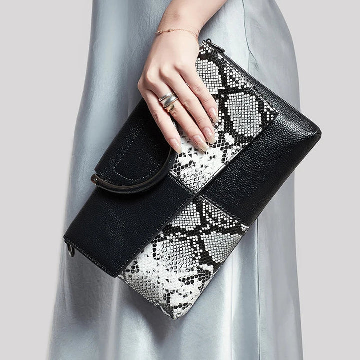 celine™ – structured black handbag in leather look