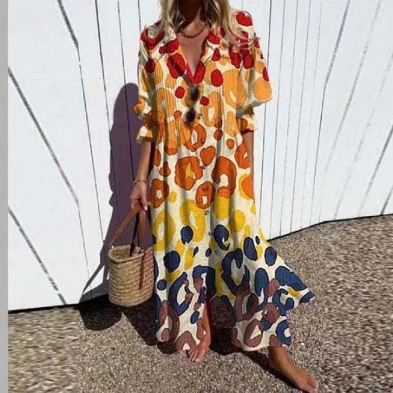 Trisha - Vibrant Bloom Dress