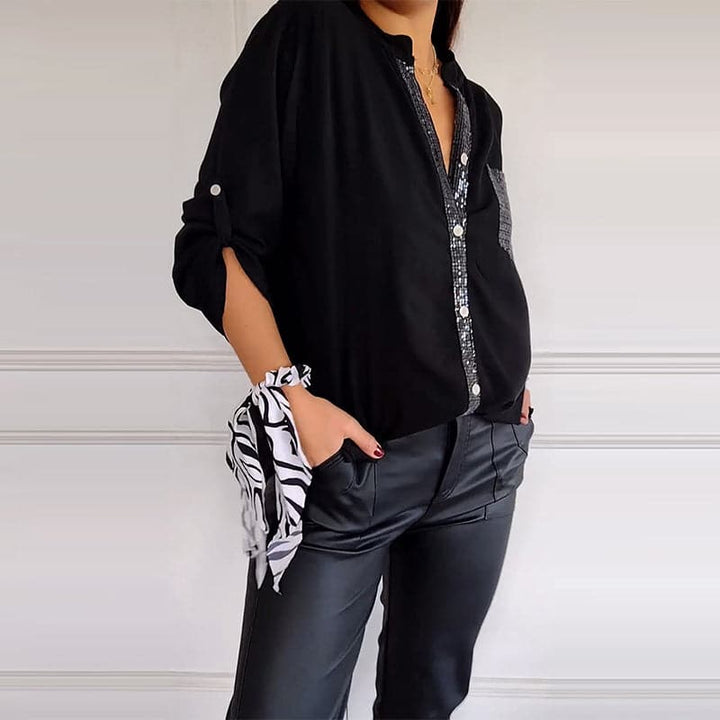 Dani -  Sequin Detailed Blouse