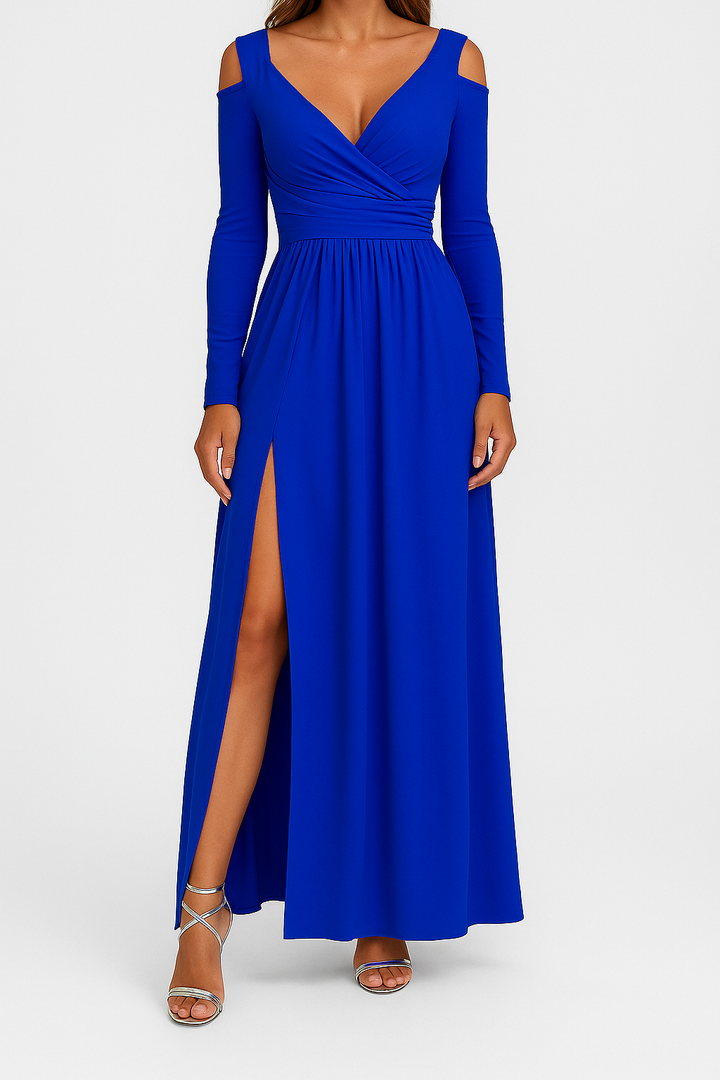 Soraya – Long Elegant Split Dress for Festive Occasions