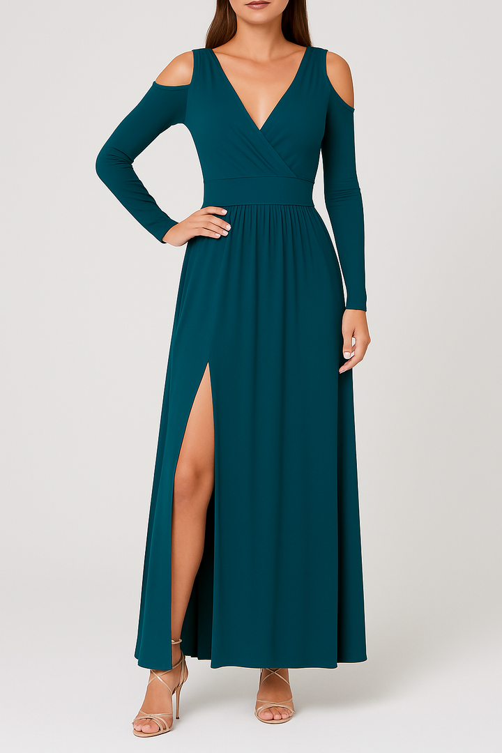 Soraya – Long Elegant Split Dress for Festive Occasions