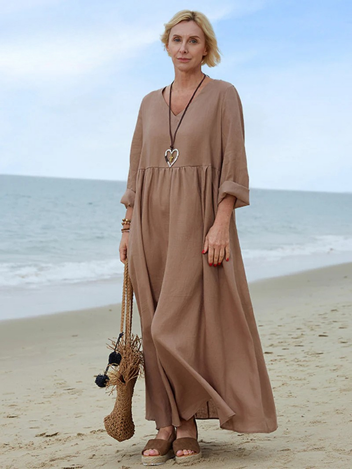 Women's Comfortable V-neck Summer Dress