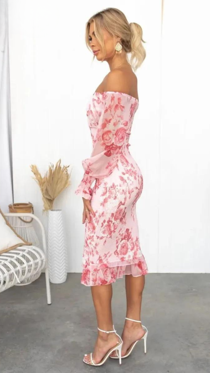 Kendall | Luxe Midi Dress ( Almost sold out )