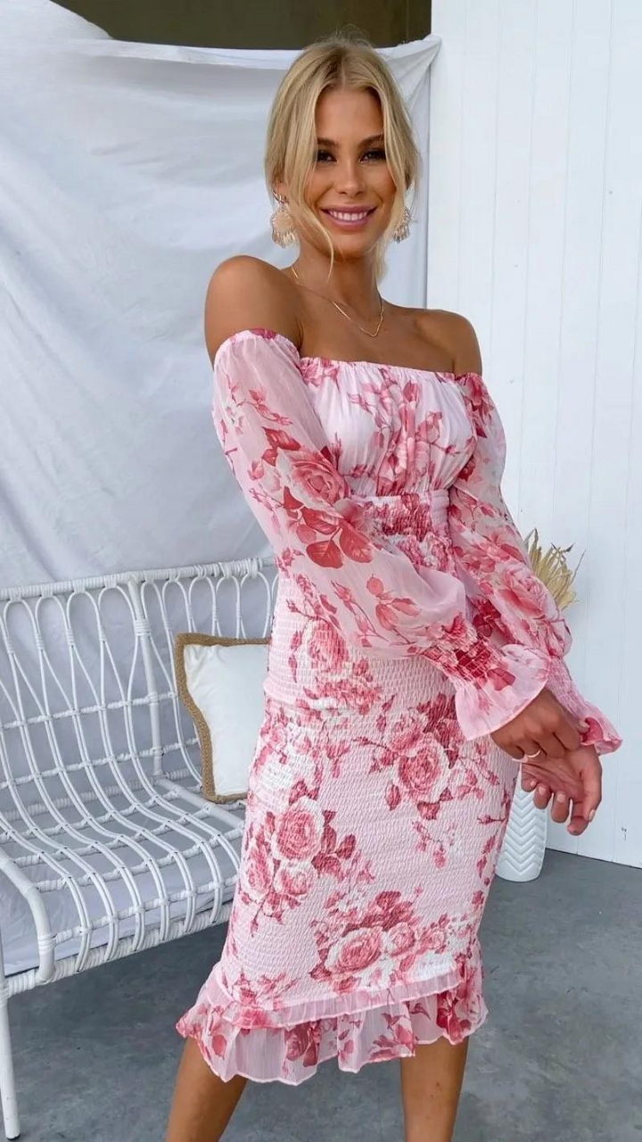 Kendall | Luxe Midi Dress ( Almost sold out )
