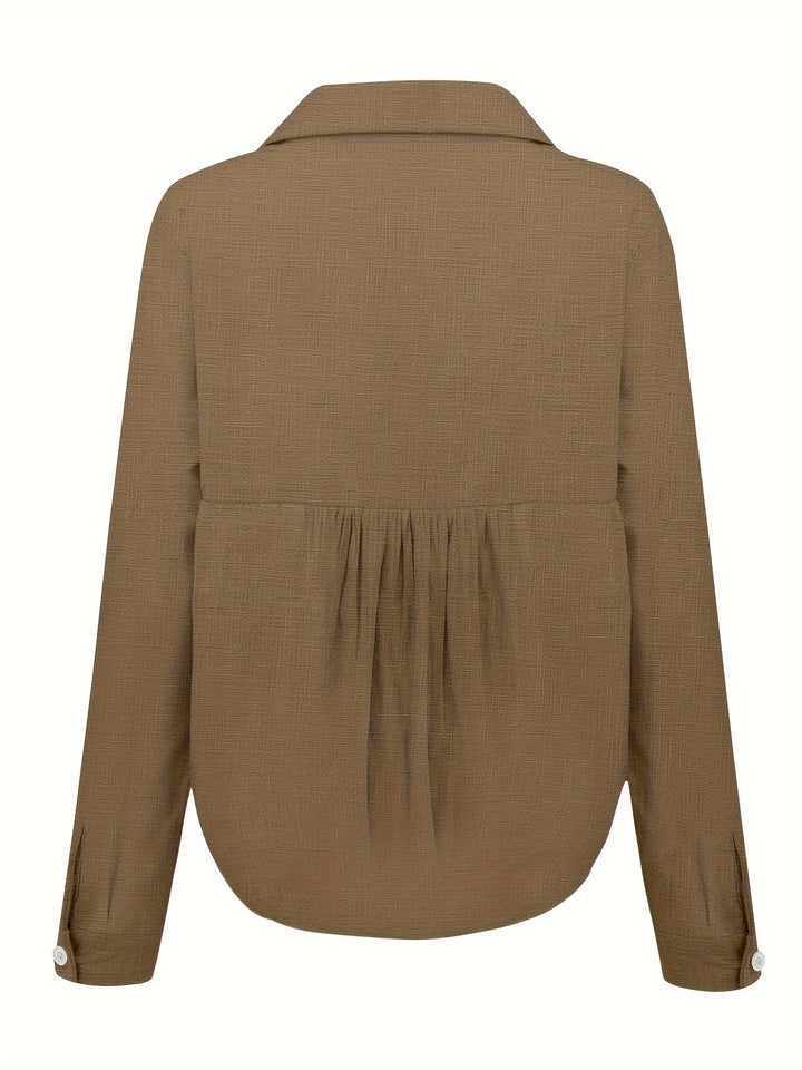Leanne - Windy Linen Blouse