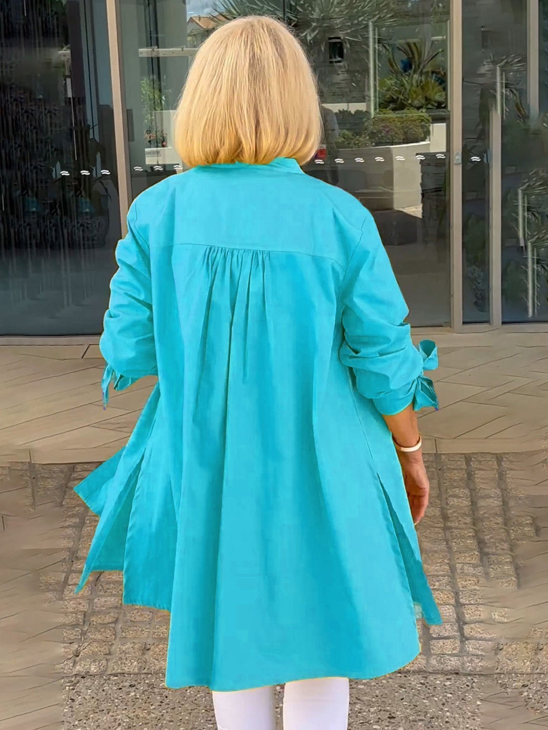 Celina - Classy Long Shirt Jacket