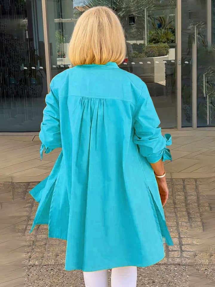 Celina - Classy Long Shirt Jacket