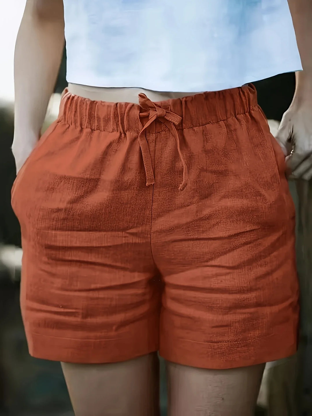 Naomi - Casual Summer Shorts With Pocket