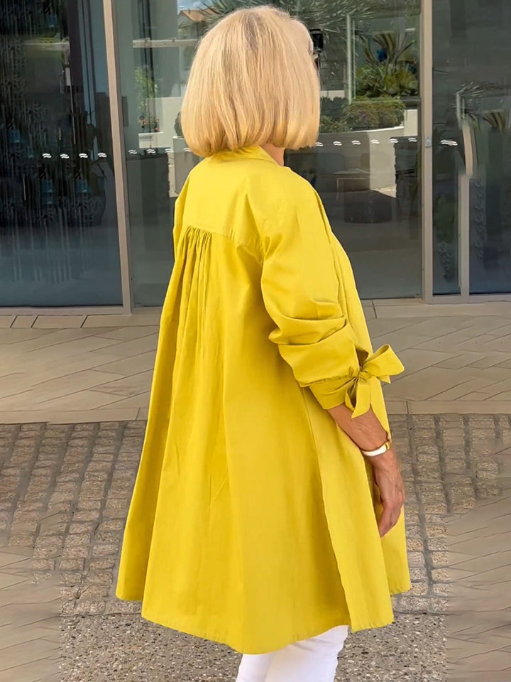 Celina - Classy Long Shirt Jacket