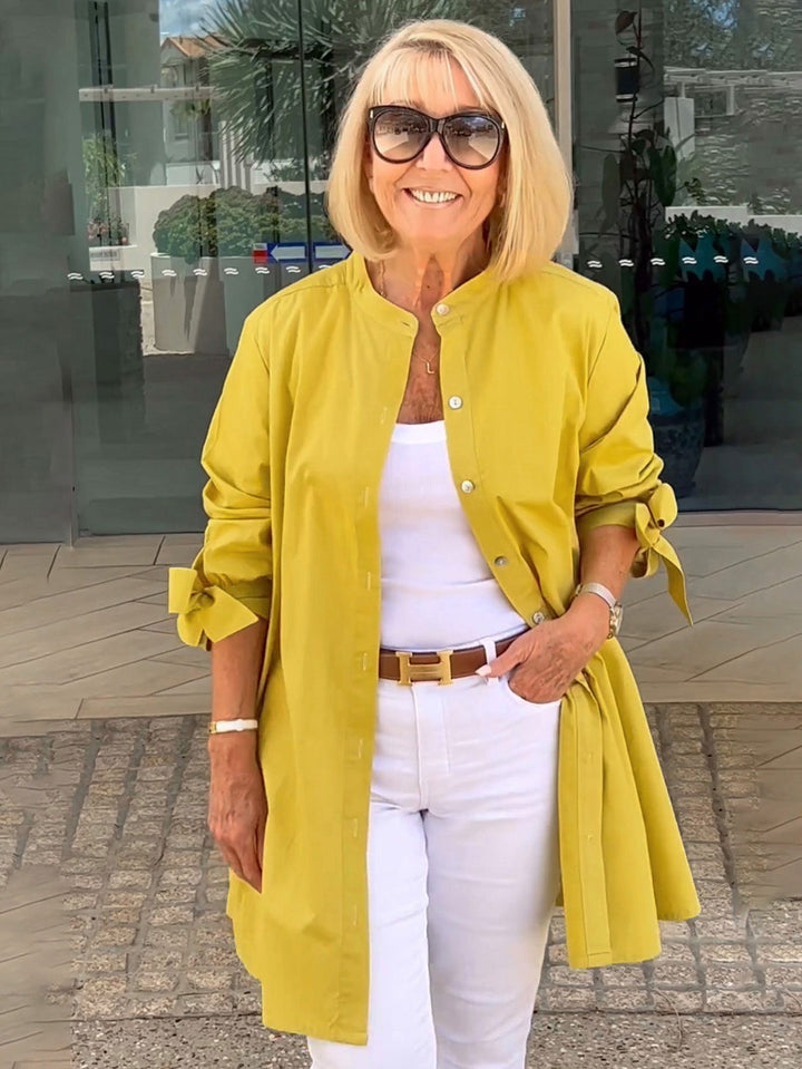 Celina - Classy Long Shirt Jacket