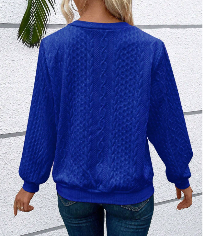 Emma |  Elegant Quarter-Zip Sweater