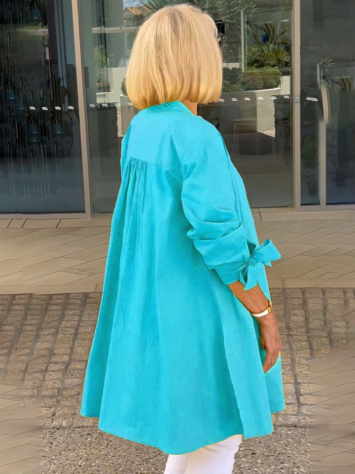 Celina - Classy Long Shirt Jacket
