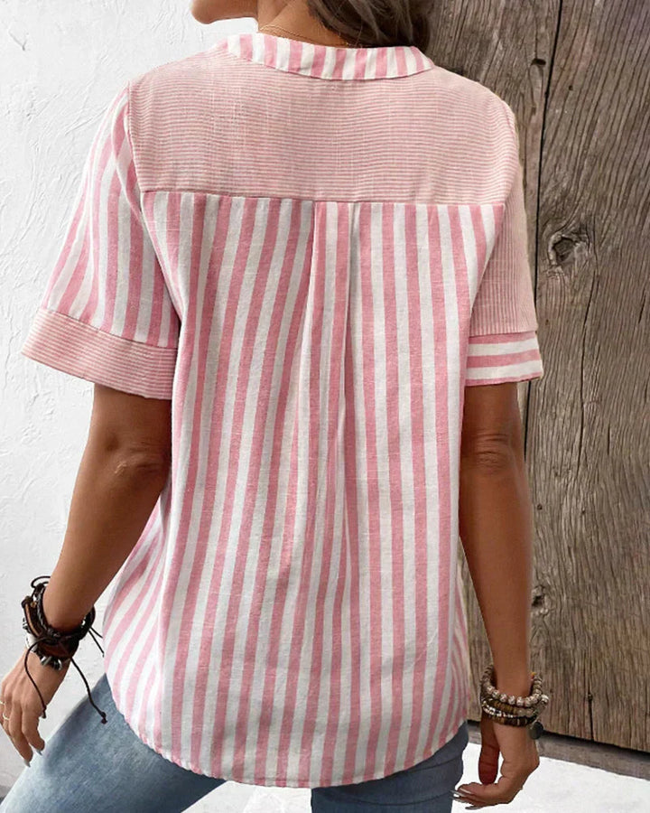 Naomi | Classic Striped Top