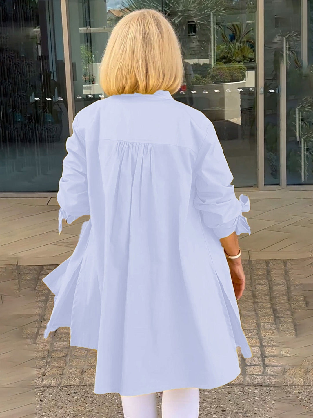 Celina - Classy Long Shirt Jacket