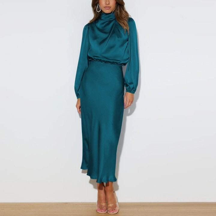 Evelyn™ | Elegant Silk Long-Sleeve Robe