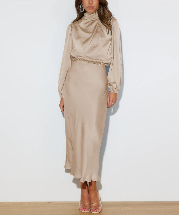 Evelyn™ | Elegant Silk Long-Sleeve Robe