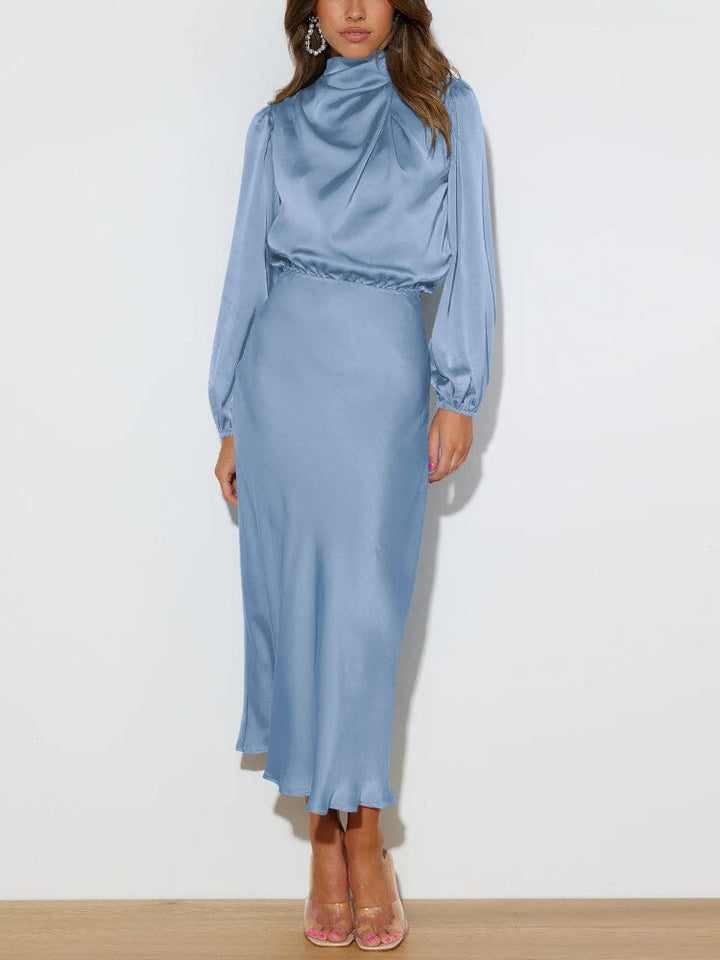 Evelyn™ | Elegant Silk Long-Sleeve Robe