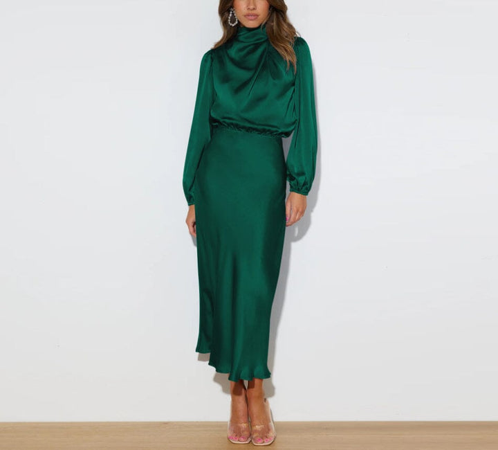 Evelyn™ | Elegant Silk Long-Sleeve Robe