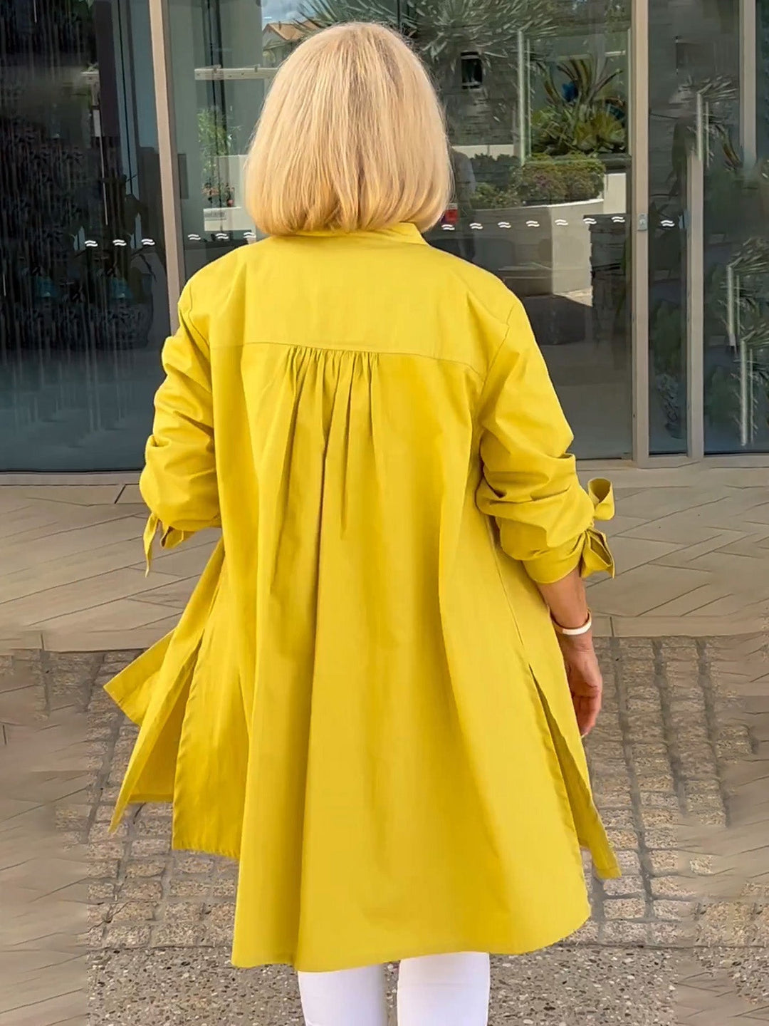 Celina - Classy Long Shirt Jacket