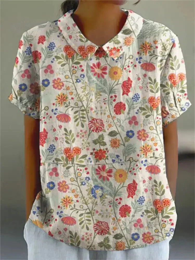 Marlene – Vintage Print Shirt