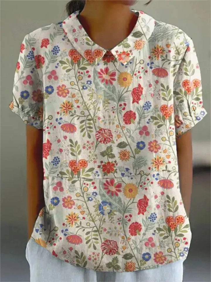 Marlene – Vintage Print Shirt