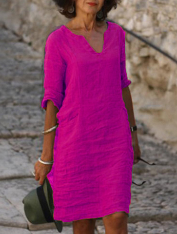 Silvia | Belly Covering Spring Dress