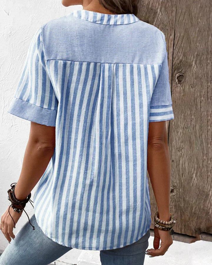 Naomi | Classic Striped Top