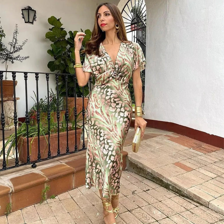 CARA™ - Classy Printed Dress
