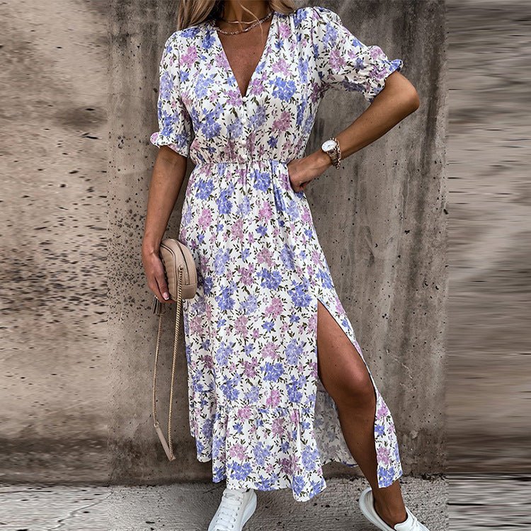 Naila™ | Elegant Floral Dress