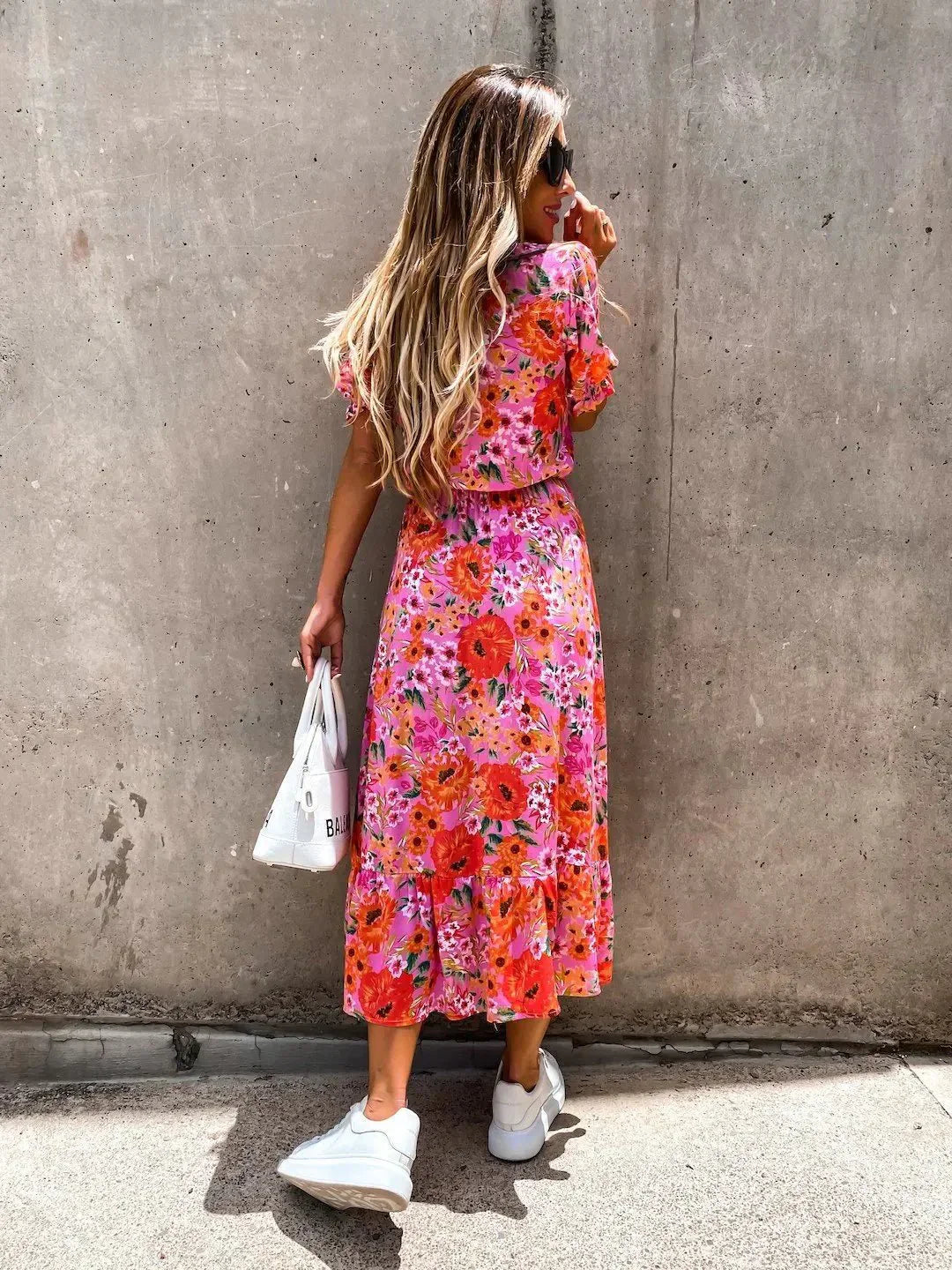 Naila™ | Elegant Floral Dress