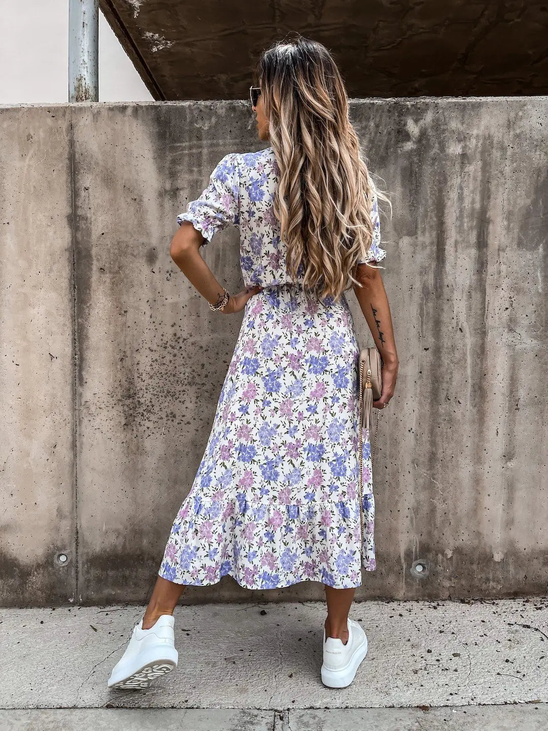 Naila™ | Elegant Floral Dress