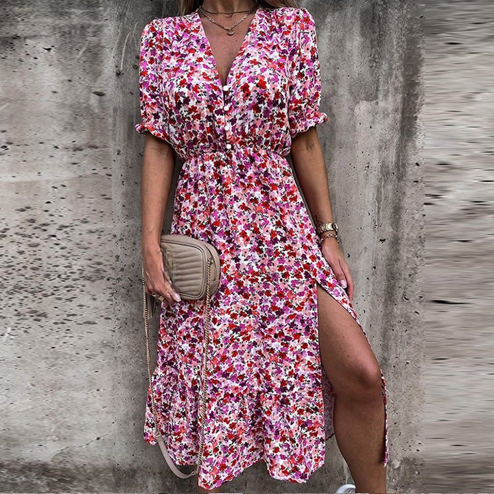Naila™ | Elegant Floral Dress