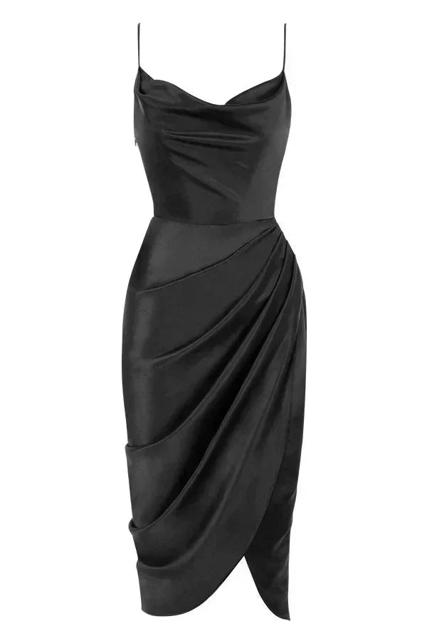 Scarlett™ | Luxury Silk Maxi Robe with Corset