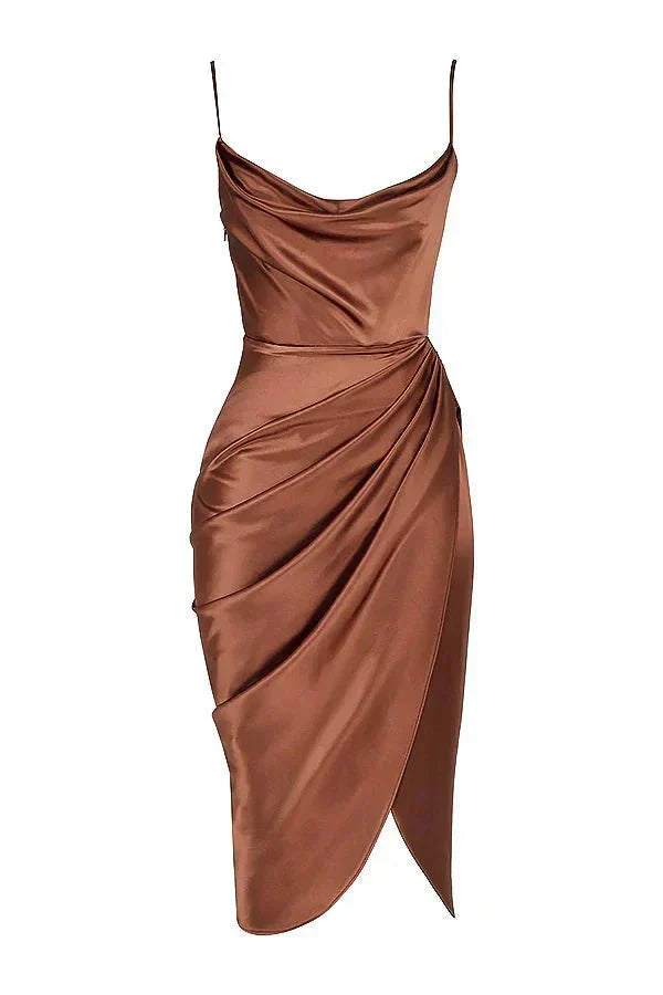 Scarlett™ | Luxury Silk Maxi Robe with Corset