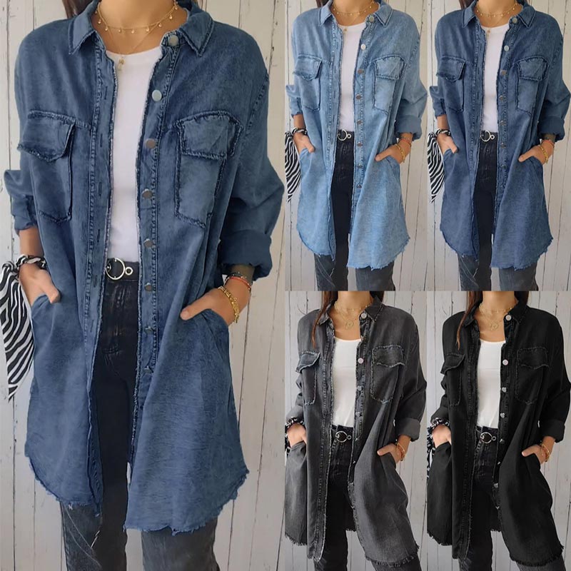 Valentina | Oversized Denim Shirt
