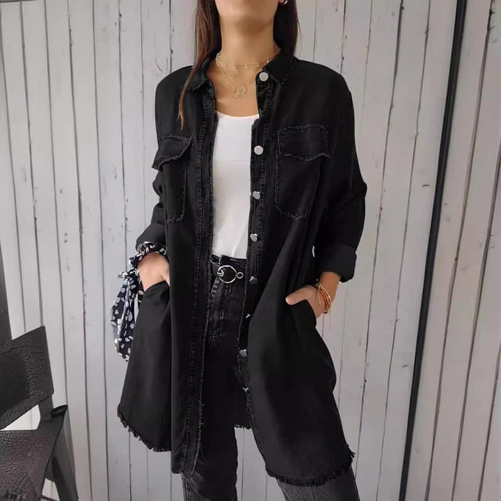 Valentina | Oversized Denim Shirt
