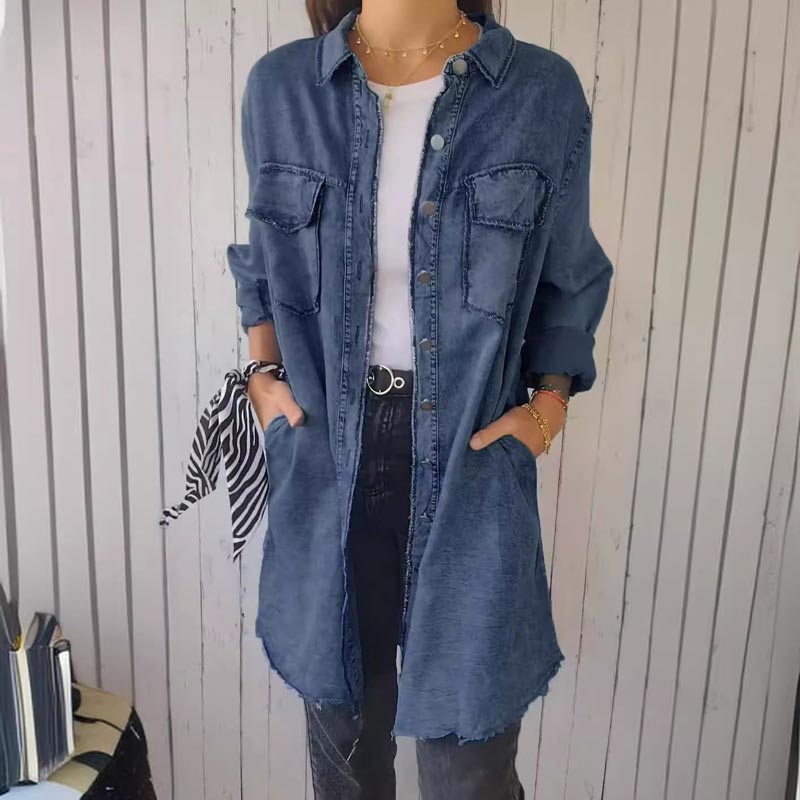 Valentina | Oversized Denim Shirt