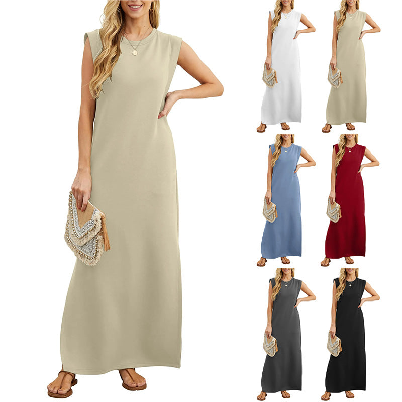 Emily | Long Fluid Anti-crease Dress