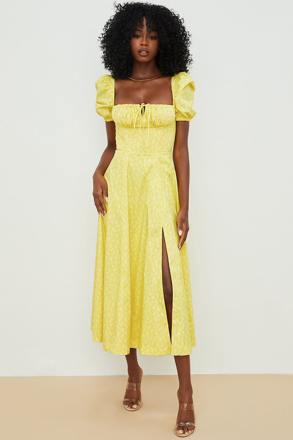 Ailene™ - Bloom Puff Sleeve Dress