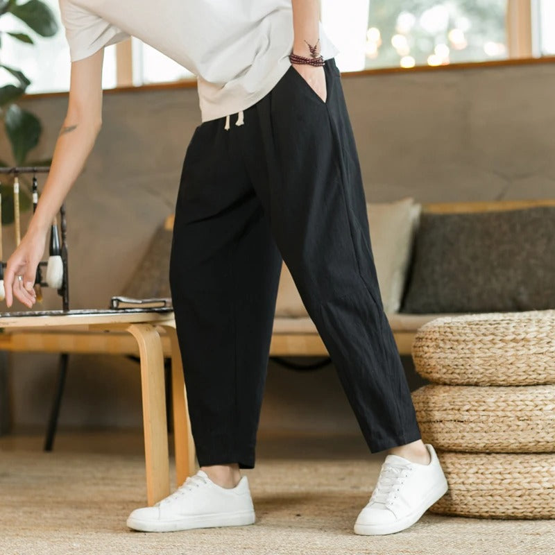 Filippo - Cotton Summer Trousers
