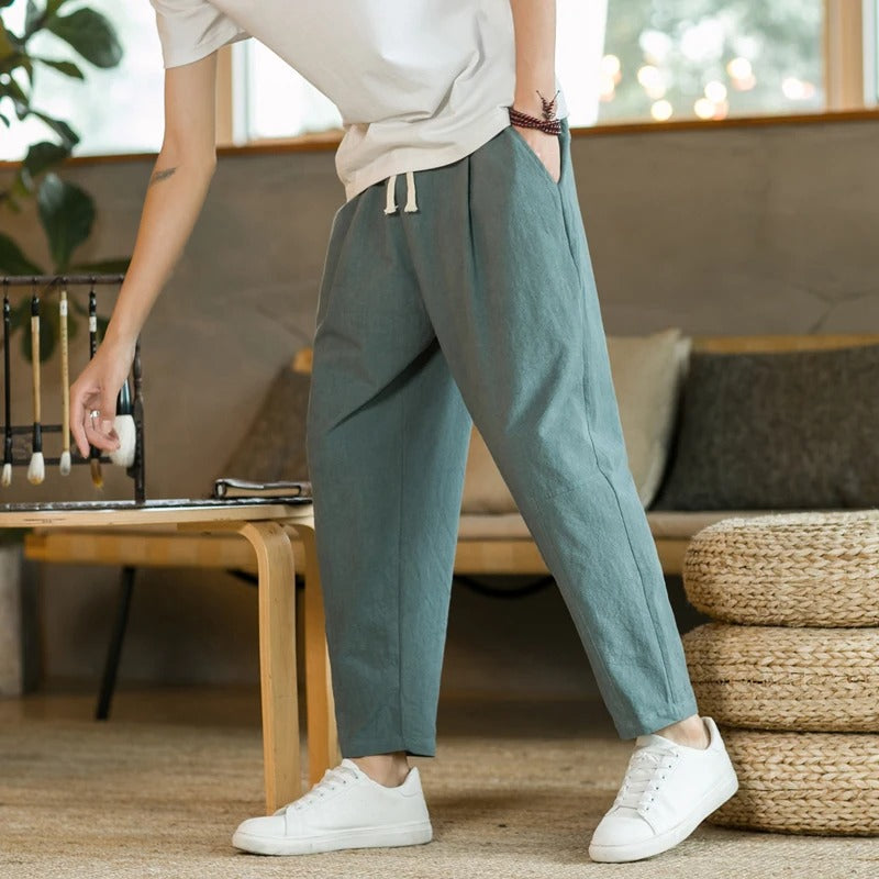 Filippo - Cotton Summer Trousers