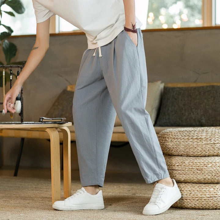 Filippo - Cotton Summer Trousers