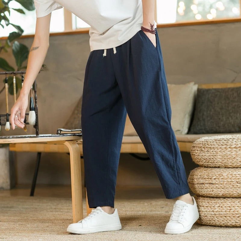 Filippo - Cotton Summer Trousers