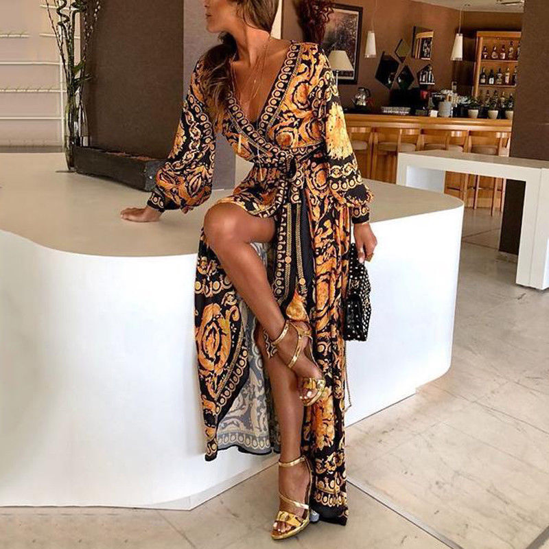 Valentina™ - Boho Printed Dress