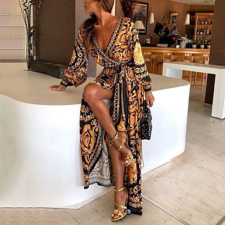 Valentina™ - Boho Printed Dress